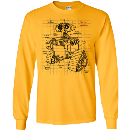 WALL-E Plan Men's Long Sleeve T-Shirt