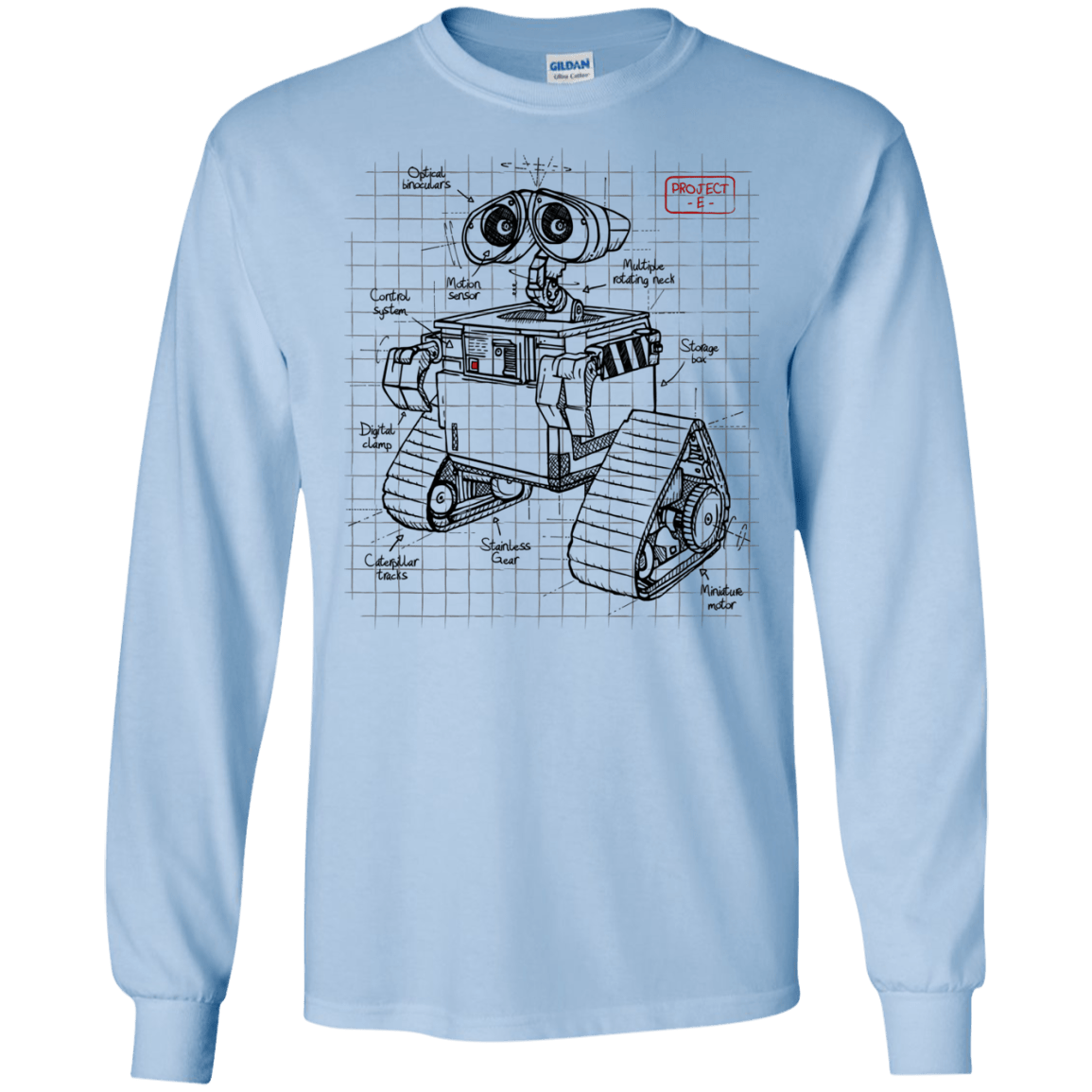 WALL-E Plan Men's Long Sleeve T-Shirt