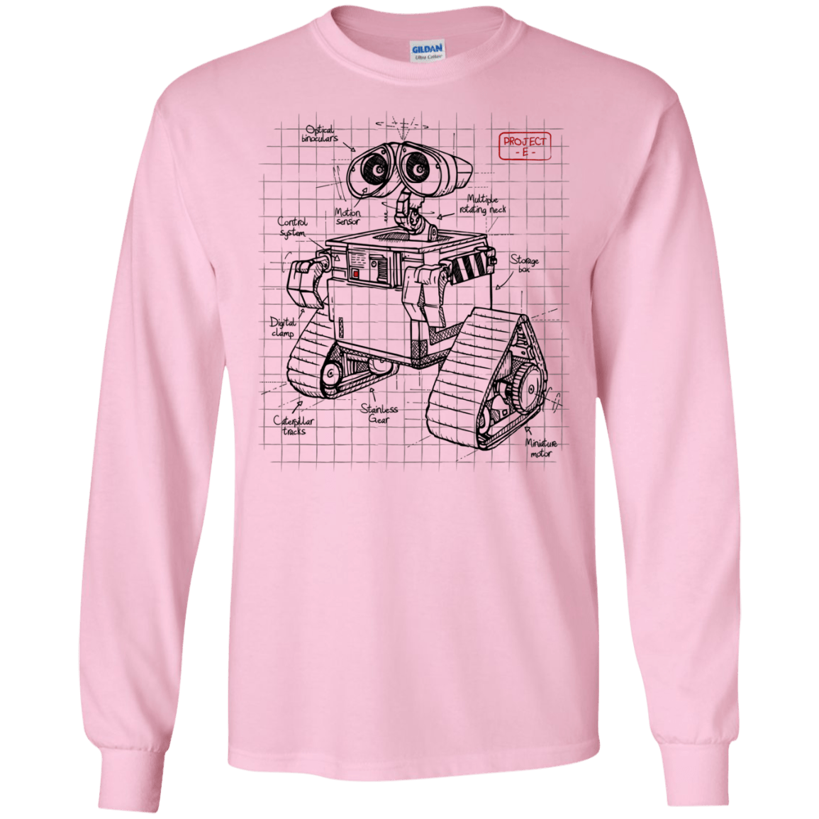 WALL-E Plan Men's Long Sleeve T-Shirt