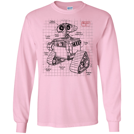 WALL-E Plan Men's Long Sleeve T-Shirt