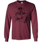 WALL-E Plan Men's Long Sleeve T-Shirt