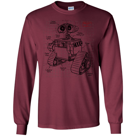 WALL-E Plan Men's Long Sleeve T-Shirt