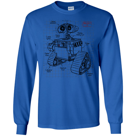 WALL-E Plan Men's Long Sleeve T-Shirt