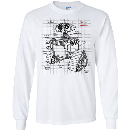 WALL-E Plan Men's Long Sleeve T-Shirt