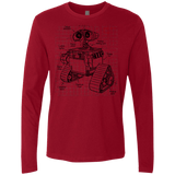 WALL-E Plan Men's Premium Long Sleeve