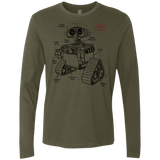 WALL-E Plan Men's Premium Long Sleeve