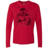 WALL-E Plan Men's Premium Long Sleeve