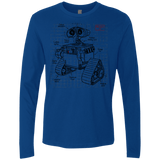 WALL-E Plan Men's Premium Long Sleeve