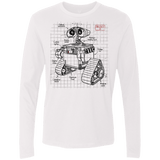 WALL-E Plan Men's Premium Long Sleeve