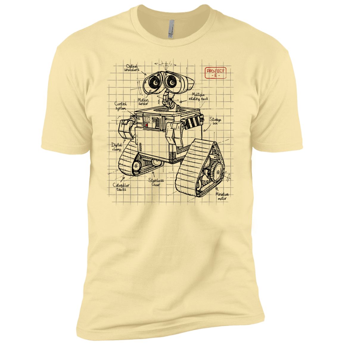 T-Shirts Banana Cream / X-Small WALL-E Plan Men's Premium T-Shirt