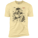 T-Shirts Banana Cream / X-Small WALL-E Plan Men's Premium T-Shirt