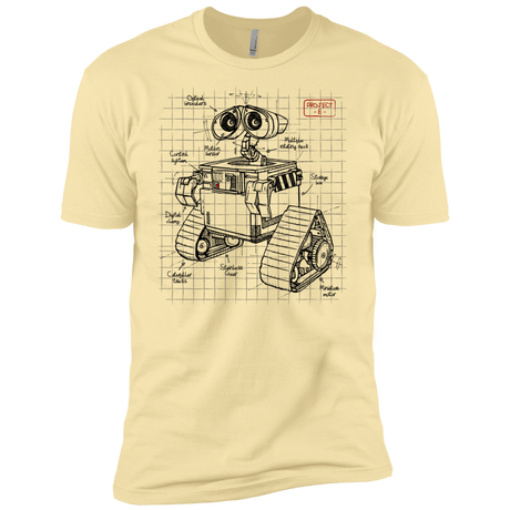 T-Shirts Banana Cream / X-Small WALL-E Plan Men's Premium T-Shirt