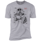 T-Shirts Heather Grey / X-Small WALL-E Plan Men's Premium T-Shirt