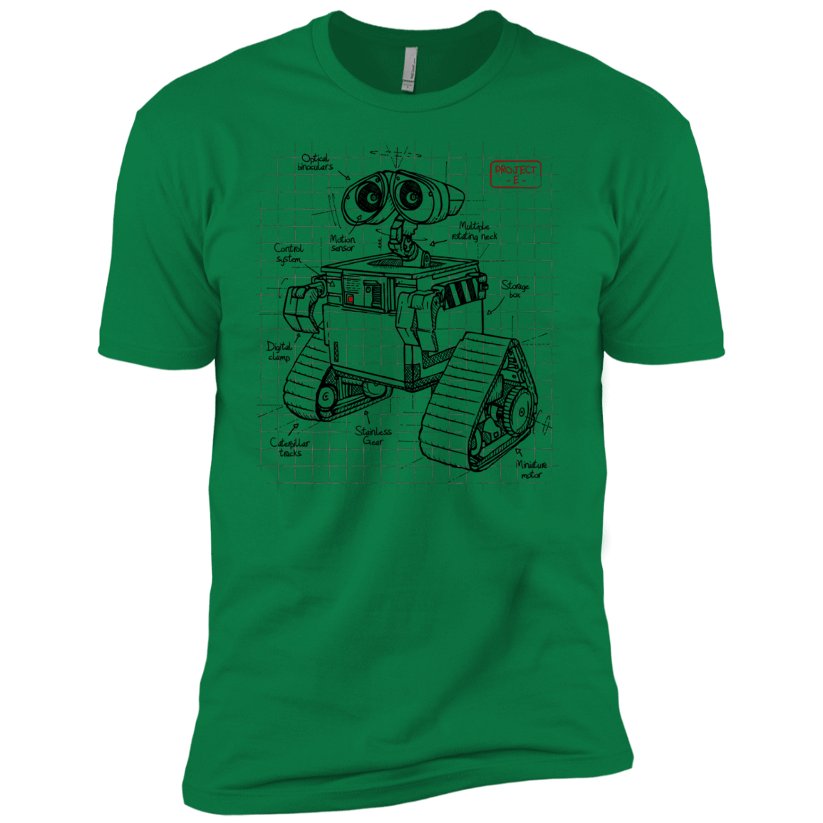 T-Shirts Kelly Green / X-Small WALL-E Plan Men's Premium T-Shirt