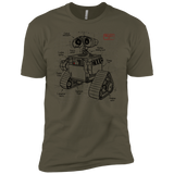 T-Shirts Military Green / X-Small WALL-E Plan Men's Premium T-Shirt