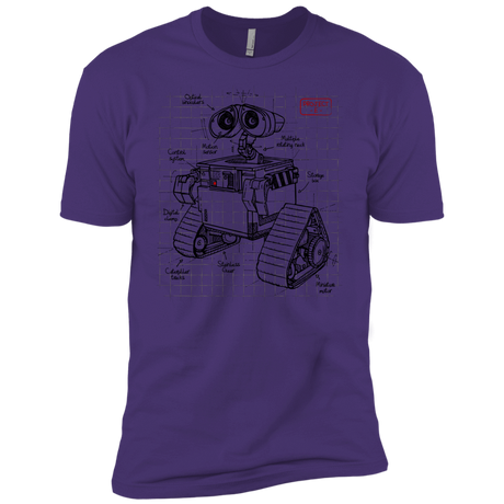 T-Shirts Purple Rush/ / X-Small WALL-E Plan Men's Premium T-Shirt