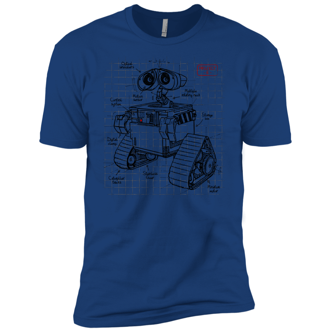 T-Shirts Royal / X-Small WALL-E Plan Men's Premium T-Shirt