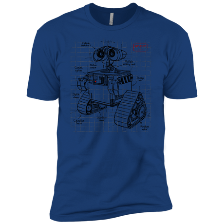 T-Shirts Royal / X-Small WALL-E Plan Men's Premium T-Shirt