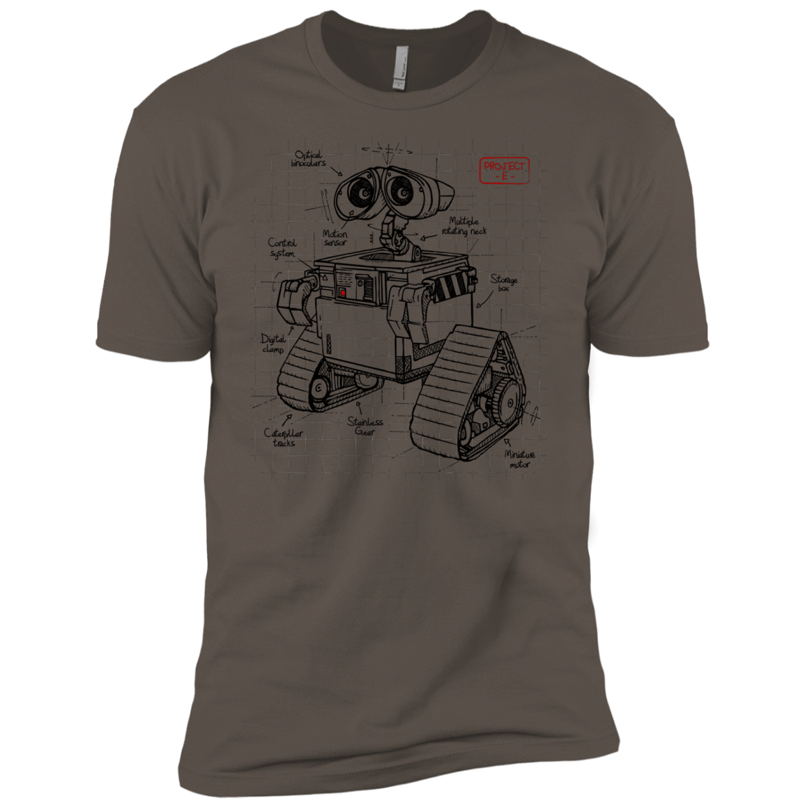 T-Shirts Warm Grey / X-Small WALL-E Plan Men's Premium T-Shirt