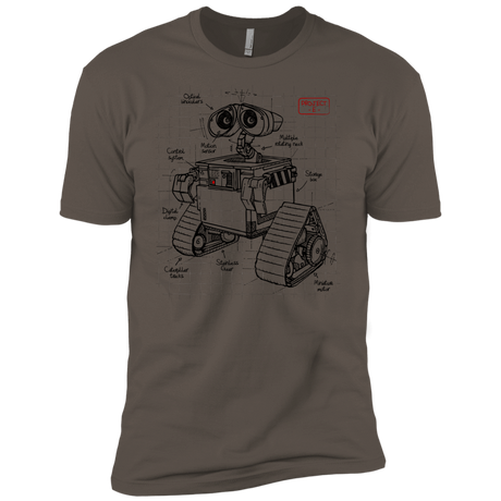 T-Shirts Warm Grey / X-Small WALL-E Plan Men's Premium T-Shirt