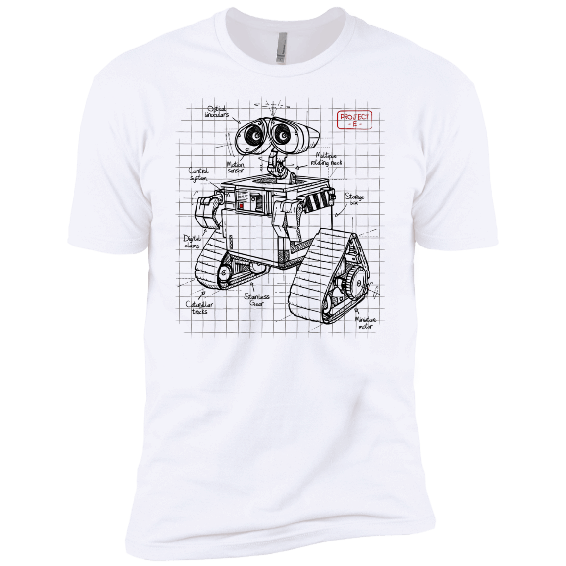 T-Shirts White / X-Small WALL-E Plan Men's Premium T-Shirt