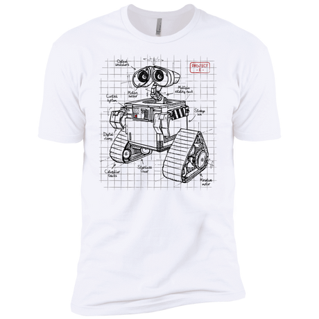 T-Shirts White / X-Small WALL-E Plan Men's Premium T-Shirt