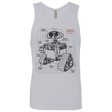 T-Shirts Heather Grey / S WALL-E Plan Men's Premium Tank Top