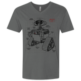 T-Shirts Heavy Metal / X-Small WALL-E Plan Men's Premium V-Neck