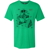 T-Shirts Envy / S WALL-E Plan Men's Triblend T-Shirt