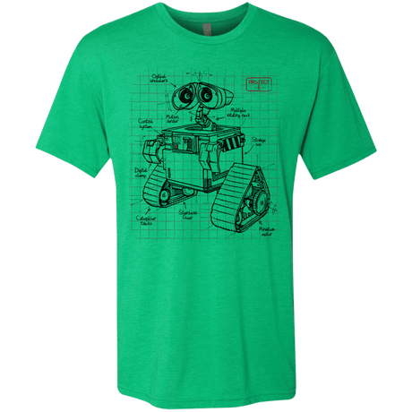 T-Shirts Envy / S WALL-E Plan Men's Triblend T-Shirt