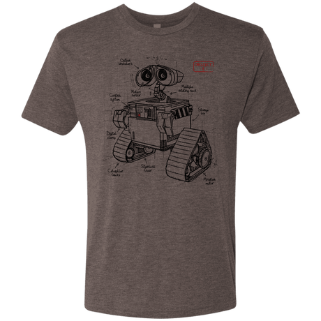 T-Shirts Macchiato / S WALL-E Plan Men's Triblend T-Shirt