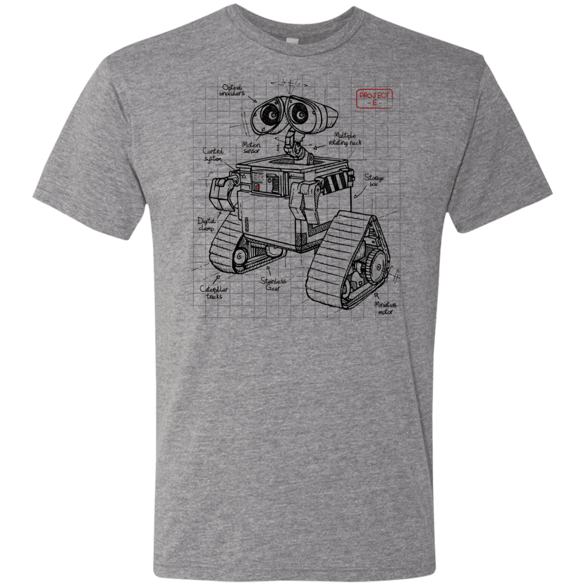 T-Shirts Premium Heather / S WALL-E Plan Men's Triblend T-Shirt