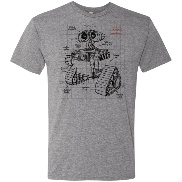 T-Shirts Premium Heather / S WALL-E Plan Men's Triblend T-Shirt