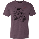 T-Shirts Vintage Purple / S WALL-E Plan Men's Triblend T-Shirt