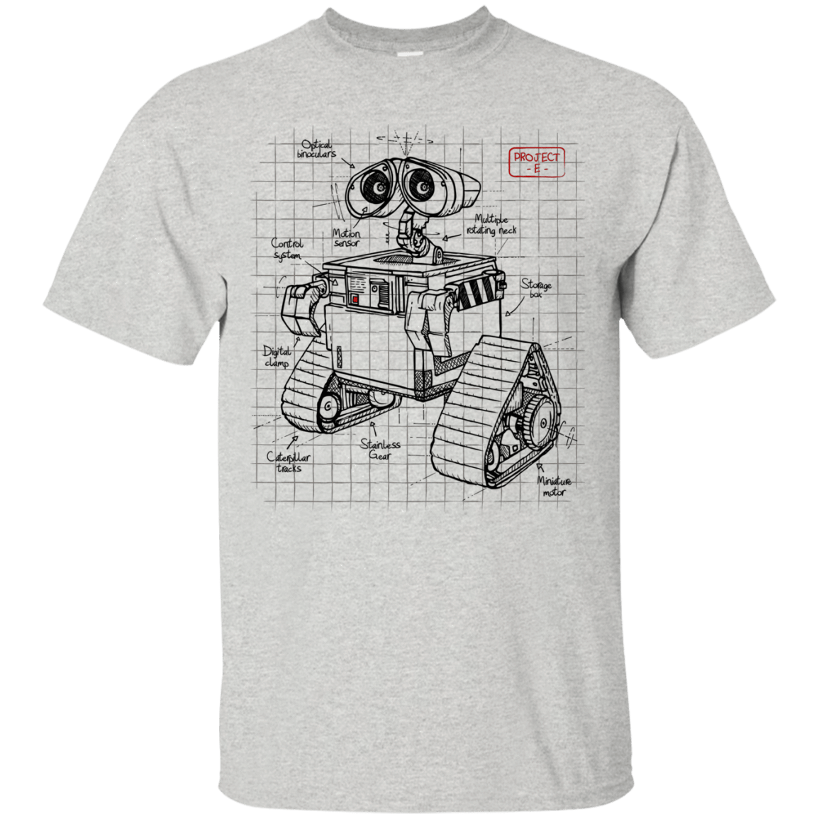 T-Shirts Ash / S WALL-E Plan T-Shirt