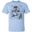 T-Shirts Light Blue / S WALL-E Plan T-Shirt