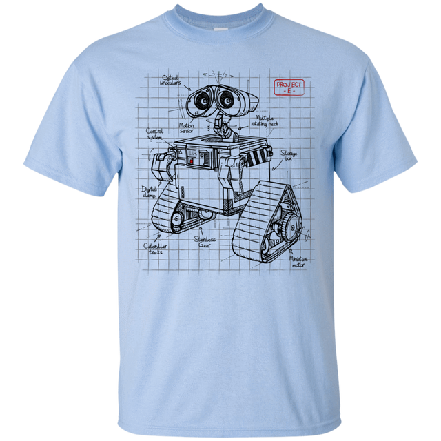 T-Shirts Light Blue / S WALL-E Plan T-Shirt