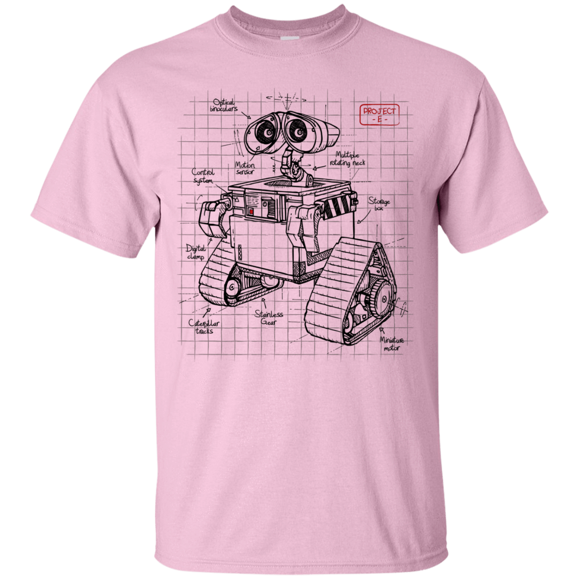 T-Shirts Light Pink / S WALL-E Plan T-Shirt