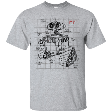 T-Shirts Sport Grey / S WALL-E Plan T-Shirt