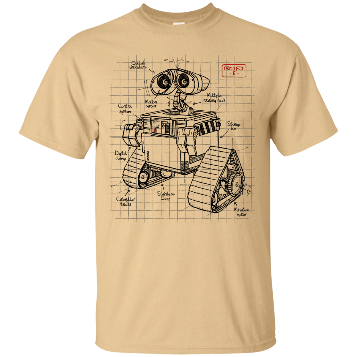 T-Shirts Vegas Gold / S WALL-E Plan T-Shirt