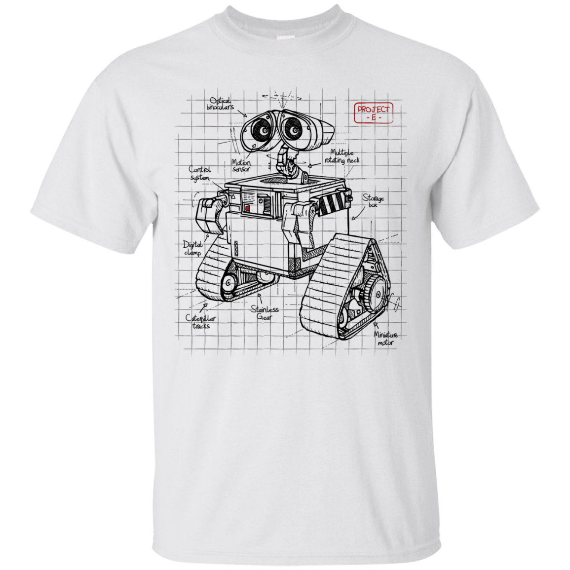 T-Shirts White / S WALL-E Plan T-Shirt