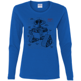 T-Shirts Royal / S WALL-E Plan Women's Long Sleeve T-Shirt