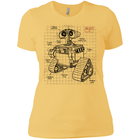 T-Shirts Banana Cream/ / X-Small WALL-E Plan Women's Premium T-Shirt
