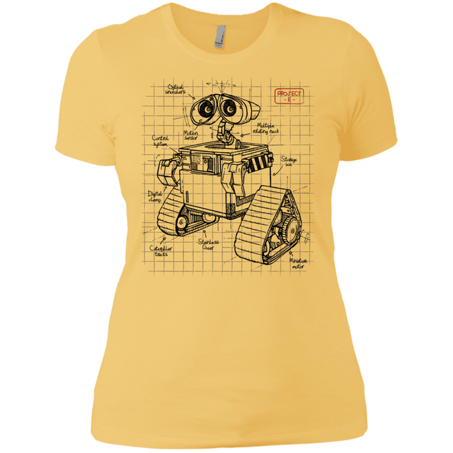 T-Shirts Banana Cream/ / X-Small WALL-E Plan Women's Premium T-Shirt