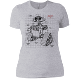 T-Shirts Heather Grey / X-Small WALL-E Plan Women's Premium T-Shirt