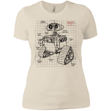 T-Shirts Ivory/ / X-Small WALL-E Plan Women's Premium T-Shirt