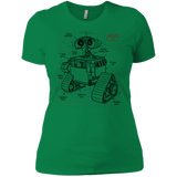 T-Shirts Kelly Green / X-Small WALL-E Plan Women's Premium T-Shirt