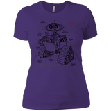 T-Shirts Purple Rush/ / X-Small WALL-E Plan Women's Premium T-Shirt