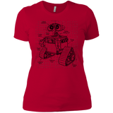 T-Shirts Red / X-Small WALL-E Plan Women's Premium T-Shirt