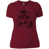 T-Shirts Scarlet / X-Small WALL-E Plan Women's Premium T-Shirt